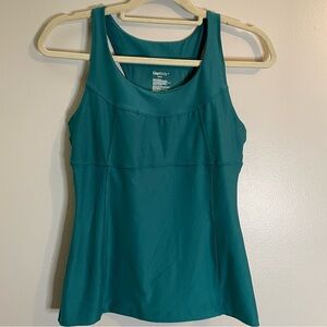GAP Body Women's green Tank Top SZ/MED